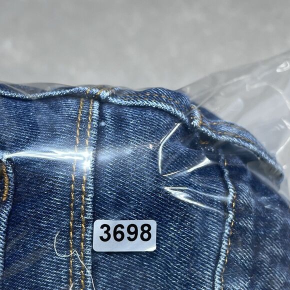 A Loves A Jeans Womens Size 25 Blue High Rise Extreme Flared Denim Jeans Pockets - Picture 15 of 15